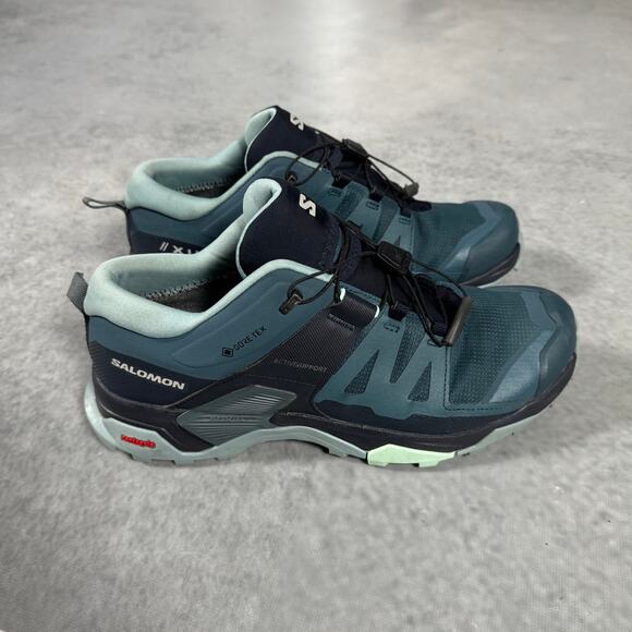 Salomon Trail Running Shoes Gore Tex Blue - Size: US 9.5 - Picture 2 of 7